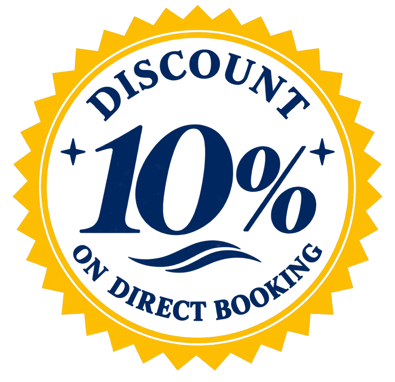 10% de descuento por reserva directa